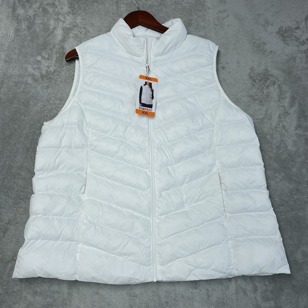 32 Degrees New Vest Women's Size XXL Nylon White a1937 - Picture 2 of 7
